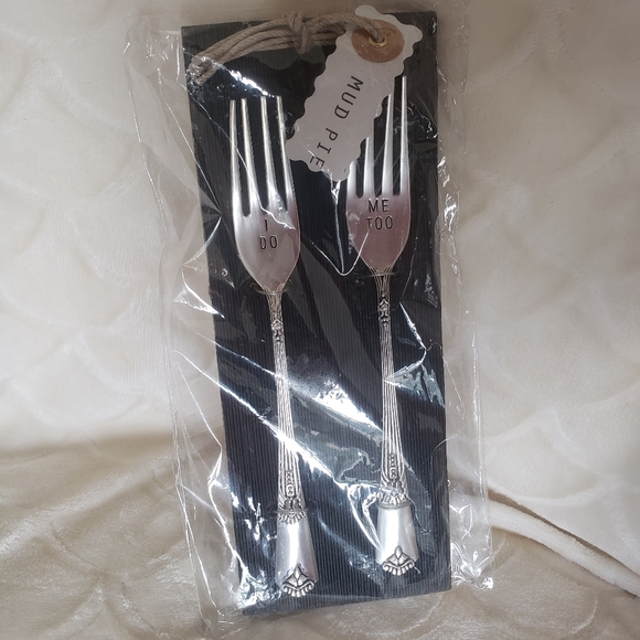 Mud Pie Other - NWT Mud Pie wedding forks